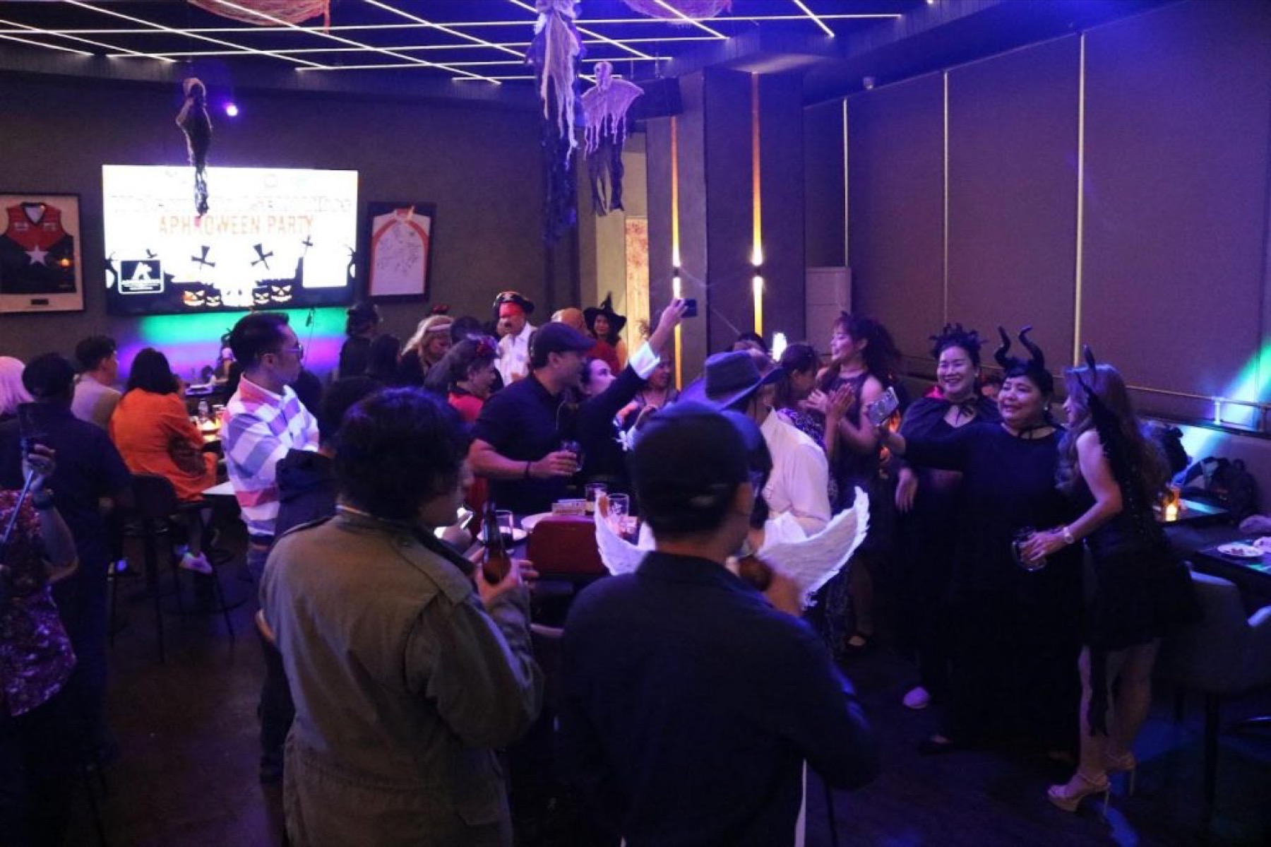 Guests at the ASEAN Vibes Aphroween Halloween party