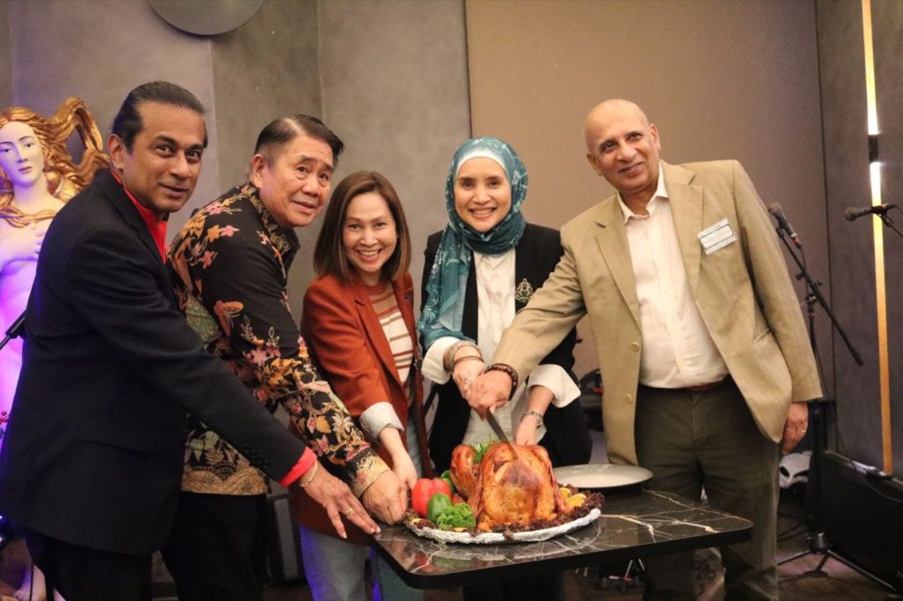 Guests at the ASEAN Vibes at Christmas networking evening