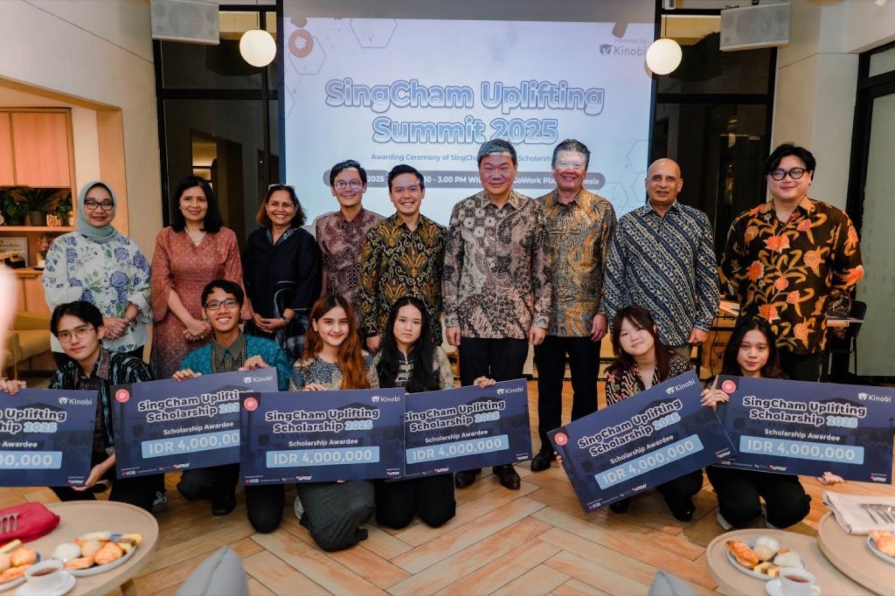 SingCham Uplifting Scholarship Program event in Jakarta